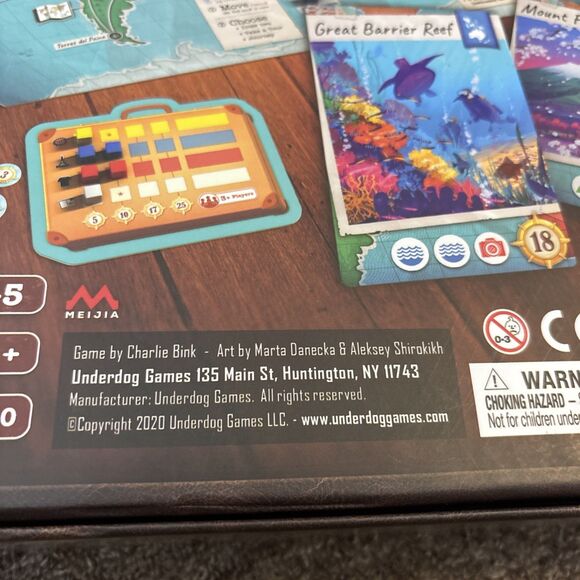 Underdog Games Trekking The World Board Game 2020 Complete - Picture 13 of 13